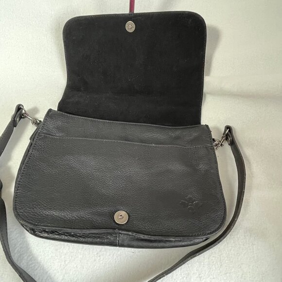 Pristine PATRICIA Nash Black Pebbled Leather Shoulder Bag - Picture 10 of 14